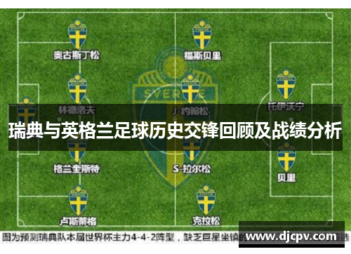 瑞典与英格兰足球历史交锋回顾及战绩分析